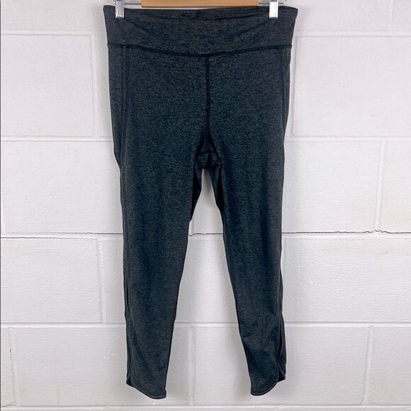 Free People movement infinity high waisted cut out heathered gray crop legging - Picture 1 of 5